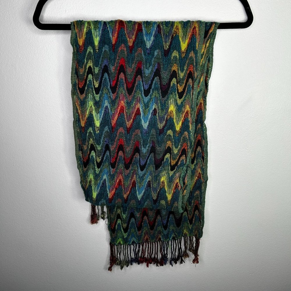 Funky chunky‎ chevron multicolor scarf